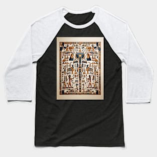 Egyptian hieroglyphs Baseball T-Shirt